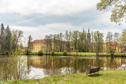 Pr&auml;monstratenser Kloster Tepla in tschechien - B&auml;derdreieck