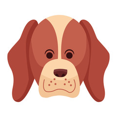 cute dog icon cartoon profile