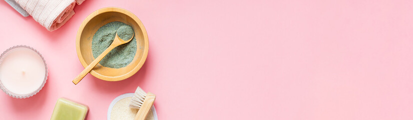 Spa, beauty cosmetics and body care treatment