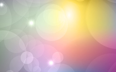 Abstract Bokeh white circle background