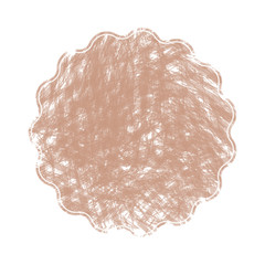 graphic ornament beige on white background tag