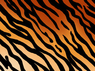 tiger skin texture background. pattern tiger orange gradation stripe repeated seamless.