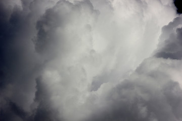 beautiful storm clouds against the sky
