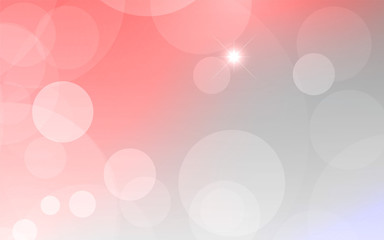 Abstract Bokeh white circle background