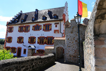 Castle, Hutten castle, Bad Soden-Salmunster, Hesse, Germany, Europe