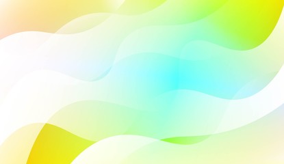 Geometric wave shape with Smooth Abstract Colorful Gradient Backgrounds. For Brochure, Banner, Wallpaper, Mobile Screen. Vector Illustration.