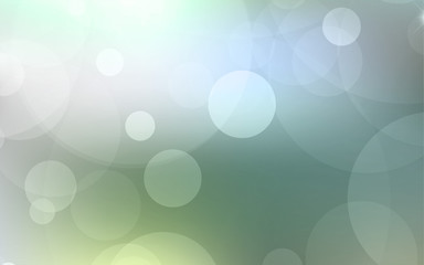 Abstract Bokeh white circle background