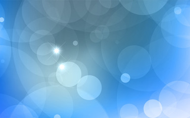 Abstract Bokeh white circle background