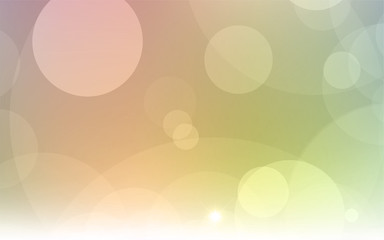 Abstract Bokeh white circle background