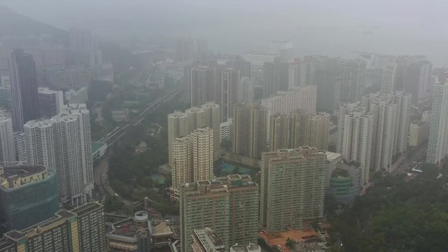Drone video from Hong Kong