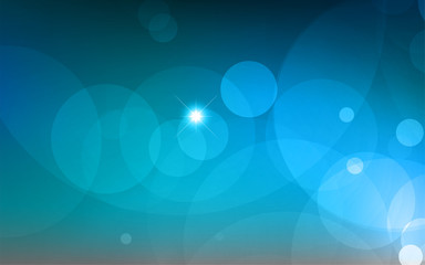 Abstract Bokeh white circle background