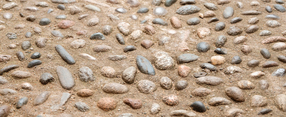 Vintage stone paving texture. Abstract structured background