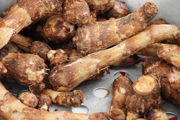 Sweet potato boiled delicious at street food