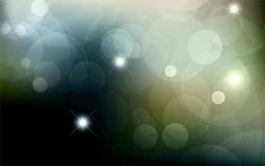 Abstract Bokeh white circle background