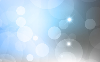 Abstract Bokeh white circle background