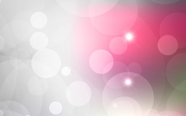 Abstract Bokeh white circle background