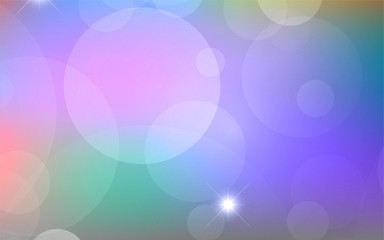 Abstract Bokeh white circle background