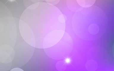 Abstract Bokeh white circle background