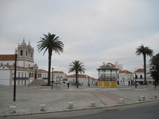Fototapeta na wymiar street in nazare portugal