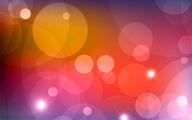Abstract Bokeh white circle background