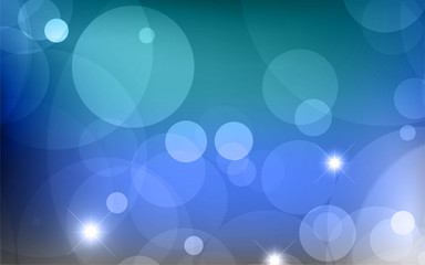 Abstract Bokeh white circle background