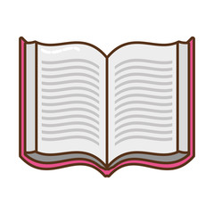open book isolated icon