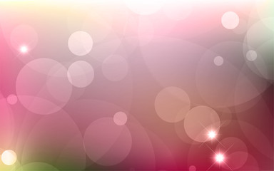 Abstract Bokeh white circle background