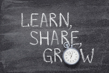 learn, share, grow watch