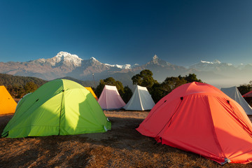 Tents for group camping