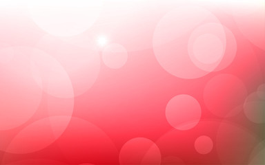 Abstract Bokeh white circle background
