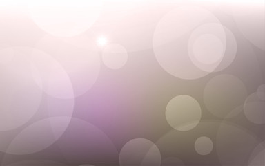 Abstract Bokeh white circle background