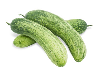 cucumber isolated on white