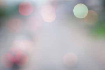 abstract bokeh blur light background , bokeh style in the city