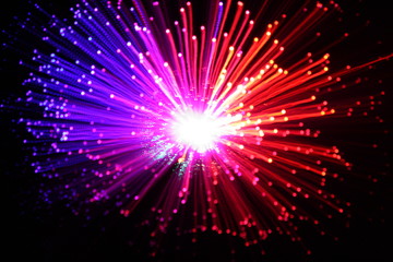 Naklejka premium Explosion Feuerwerk