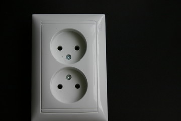 socket on the wall