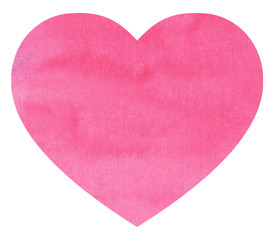  pink abstract watercolor heart