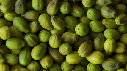 3D Rendering of Green Mangos 