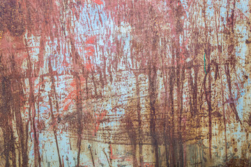 Reddish Old Weathered Rusty Metal Texture