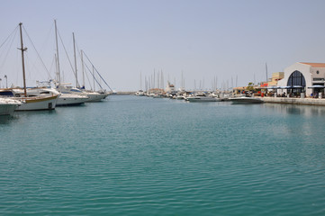 The beautiful Limassol Marina in Cyprus