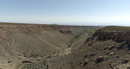 Aerial images of the Atacama desert in Chile