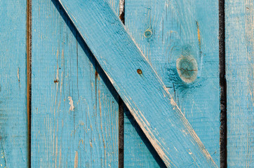 texture of rustic blue painted