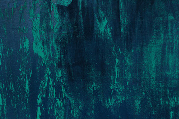 Old dark blue textures wall background. Perfect background with space.