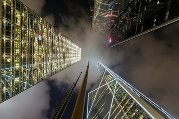 Hong Kong, office buildings