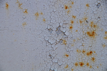 texture of old rusty metal painted. Abstract background. Old metal