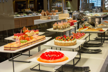  variety dessert in buffet for party