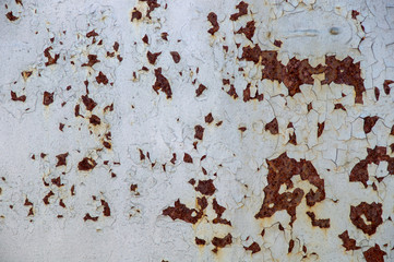 texture of old rusty metal painted. Abstract background. Old metal