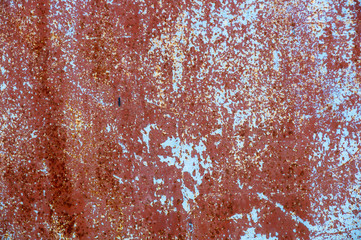 texture of old rusty metal painted. Abstract background. Old metal