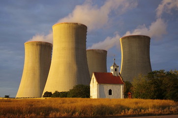 Fototapeta premium Nuclear Plant 