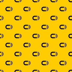 Magnet pattern seamless vector repeat geometric yellow for any design