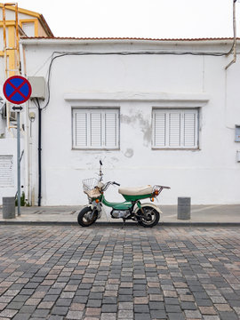 Small old motorbike